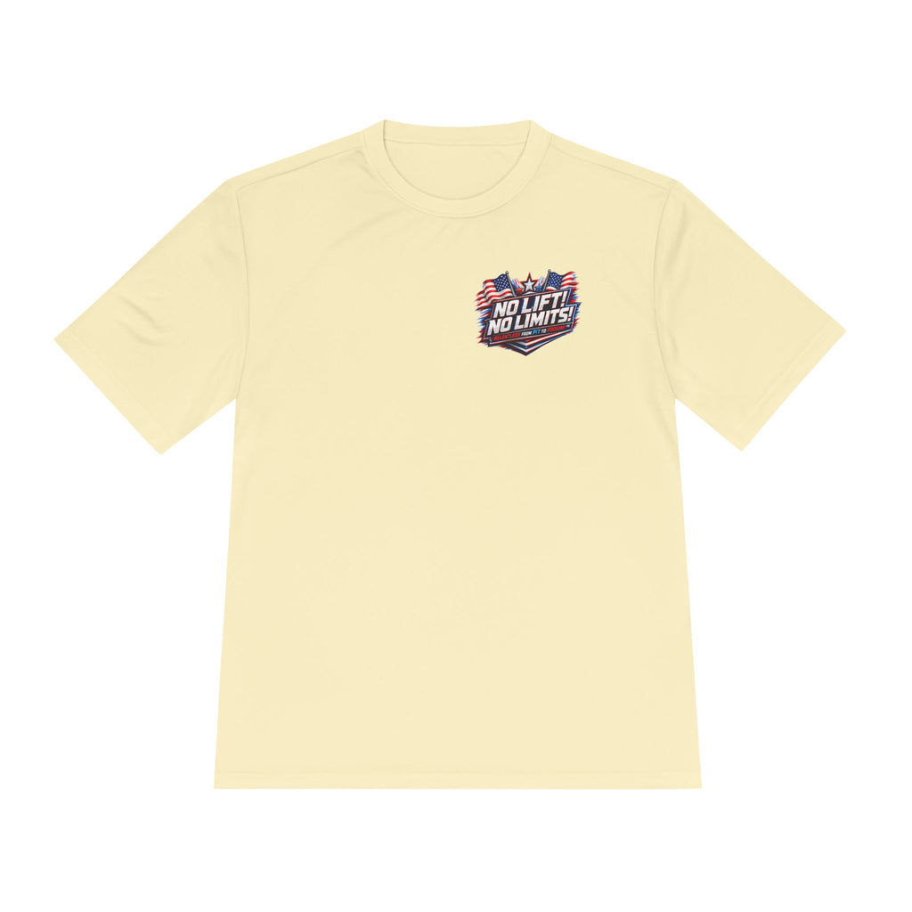 No Lift! No Limits!™ Relentless American Race Tee
