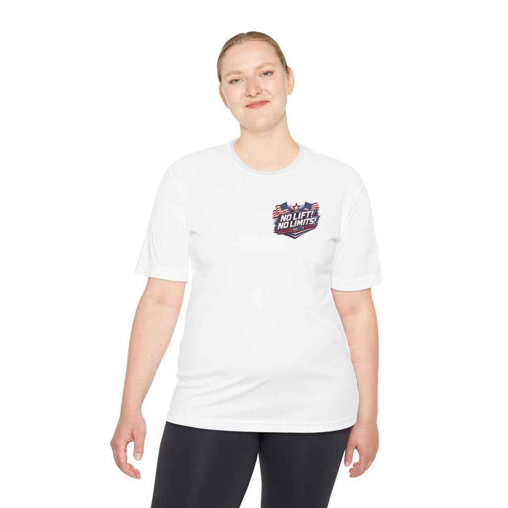 No Lift! No Limits!™ Relentless American Race Tee