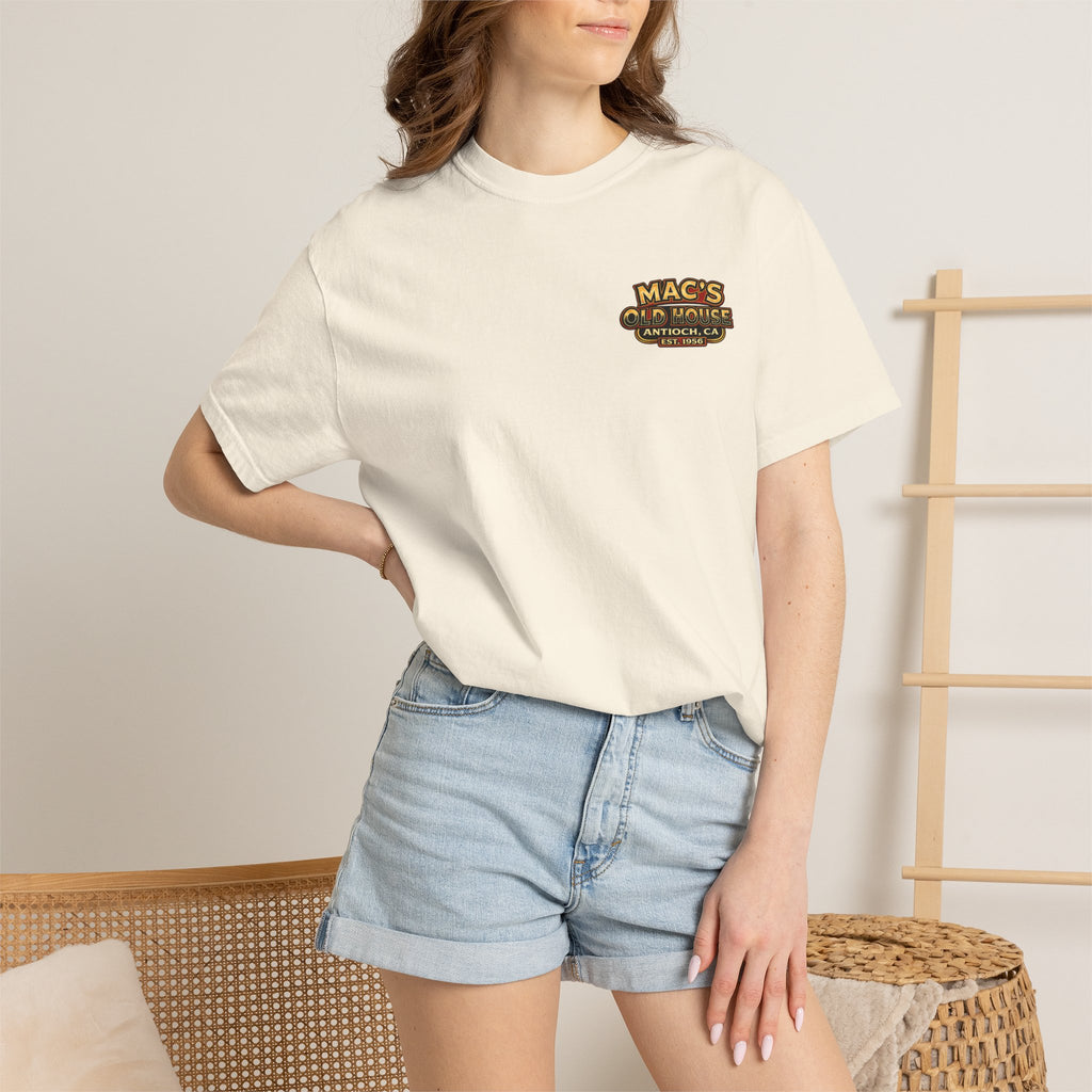 Mac's Old House T-Shirt — Vintage Restaurant Scene Tee