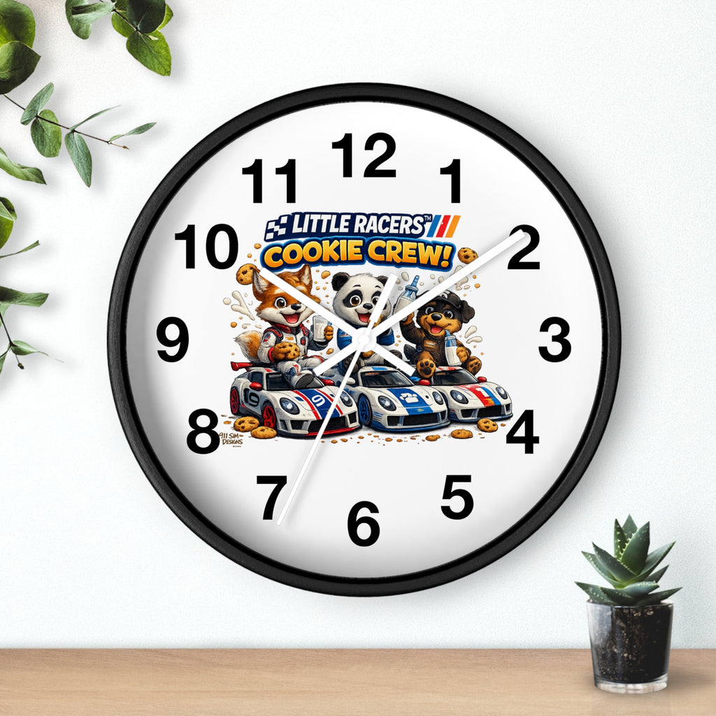 Little Racers™ Cookie Crew Learn-to-Tell-Time Wall Clock