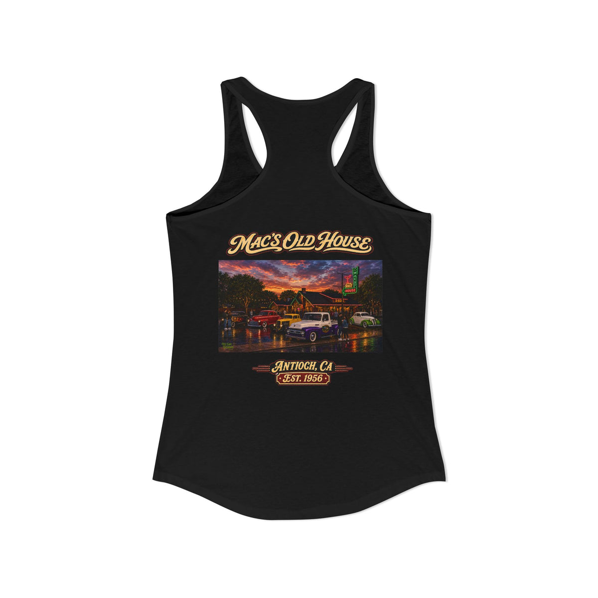 Mac’s Old House Women’s Racerback Tank