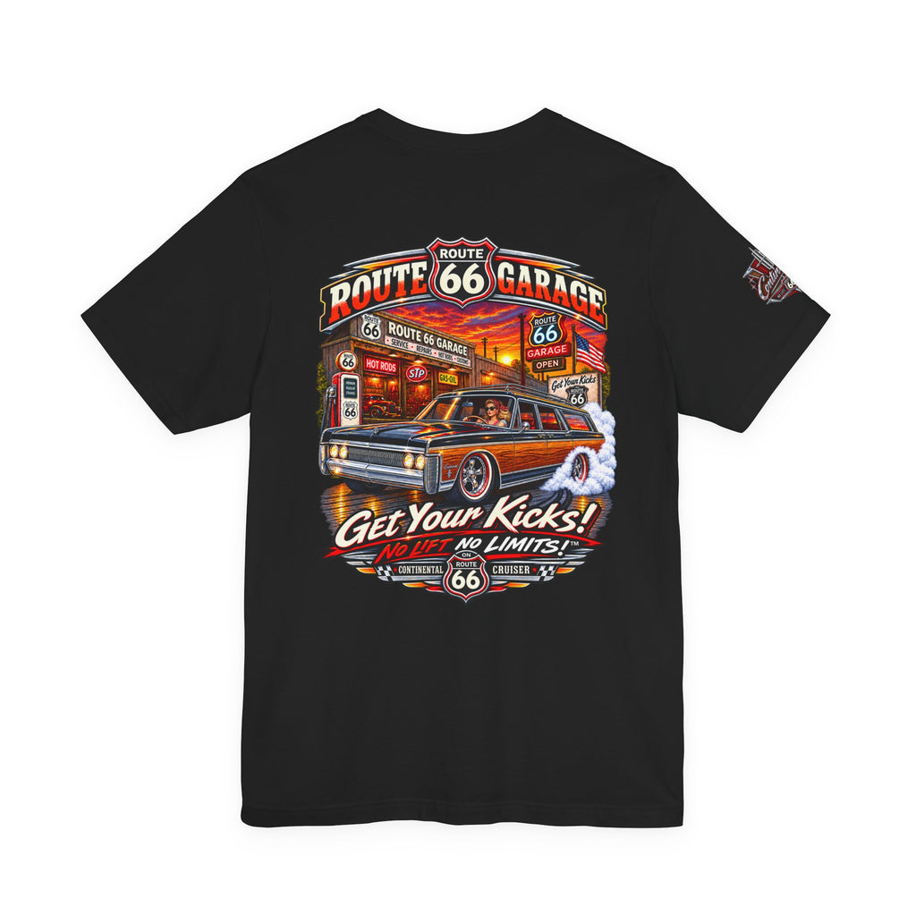 Woodgrain Station Wagon T-Shirt – Vintage Cruiser Graphic Tee | Route 66 Garage