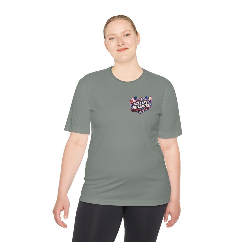 No Lift! No Limits!™ Relentless American Race Tee