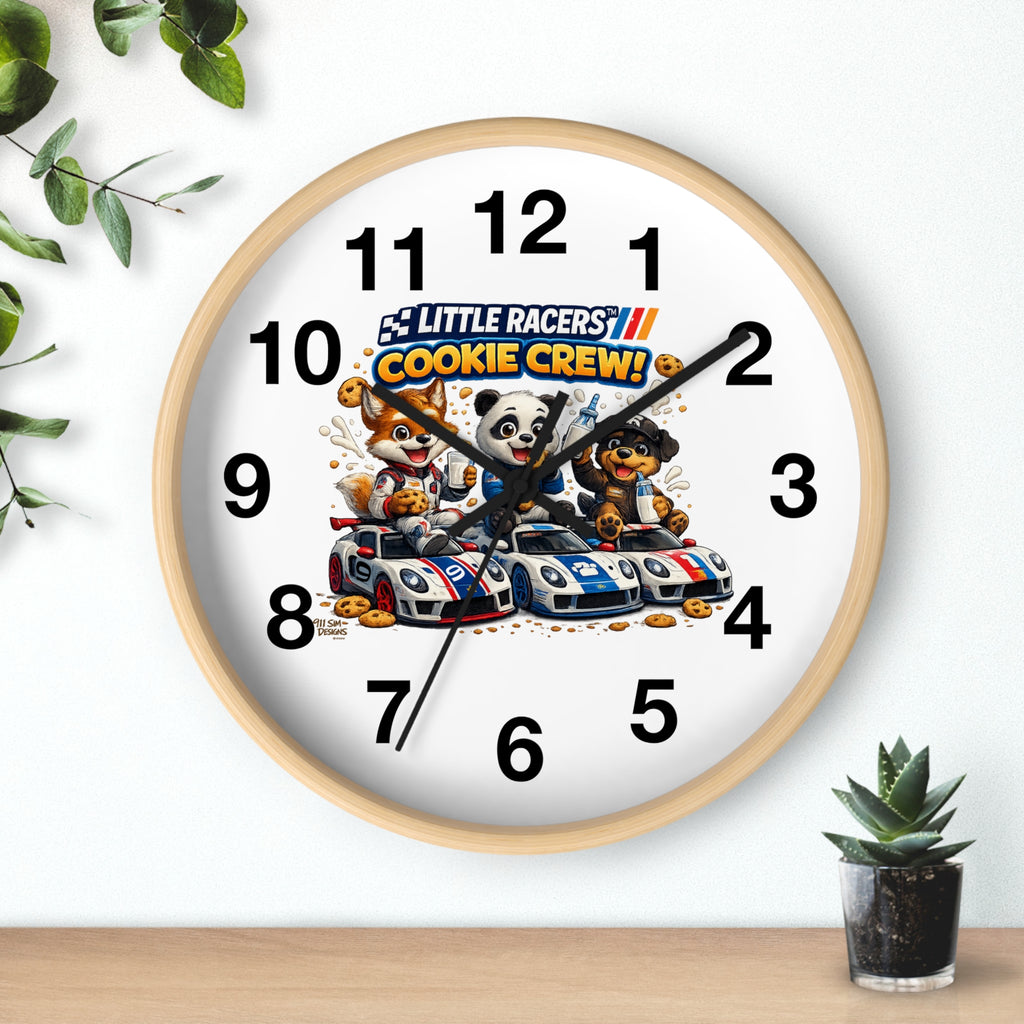 Little Racers™ Cookie Crew Learn-to-Tell-Time Wall Clock