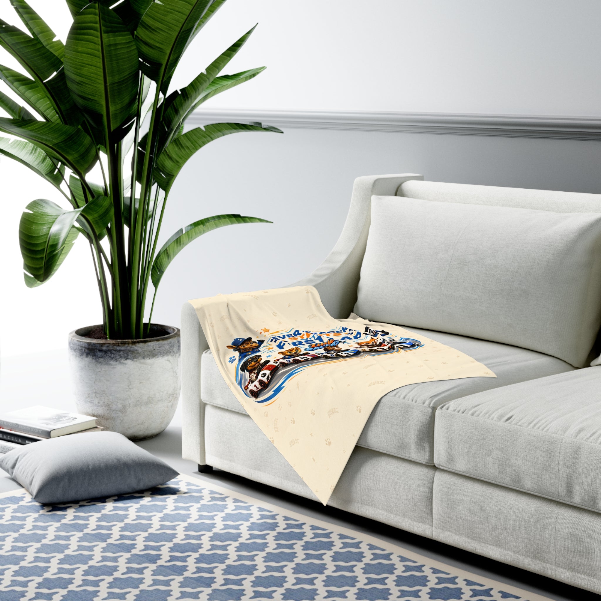 Little Racers™ Baby Swaddle Blanket – Every Racer Starts With a First Lap™