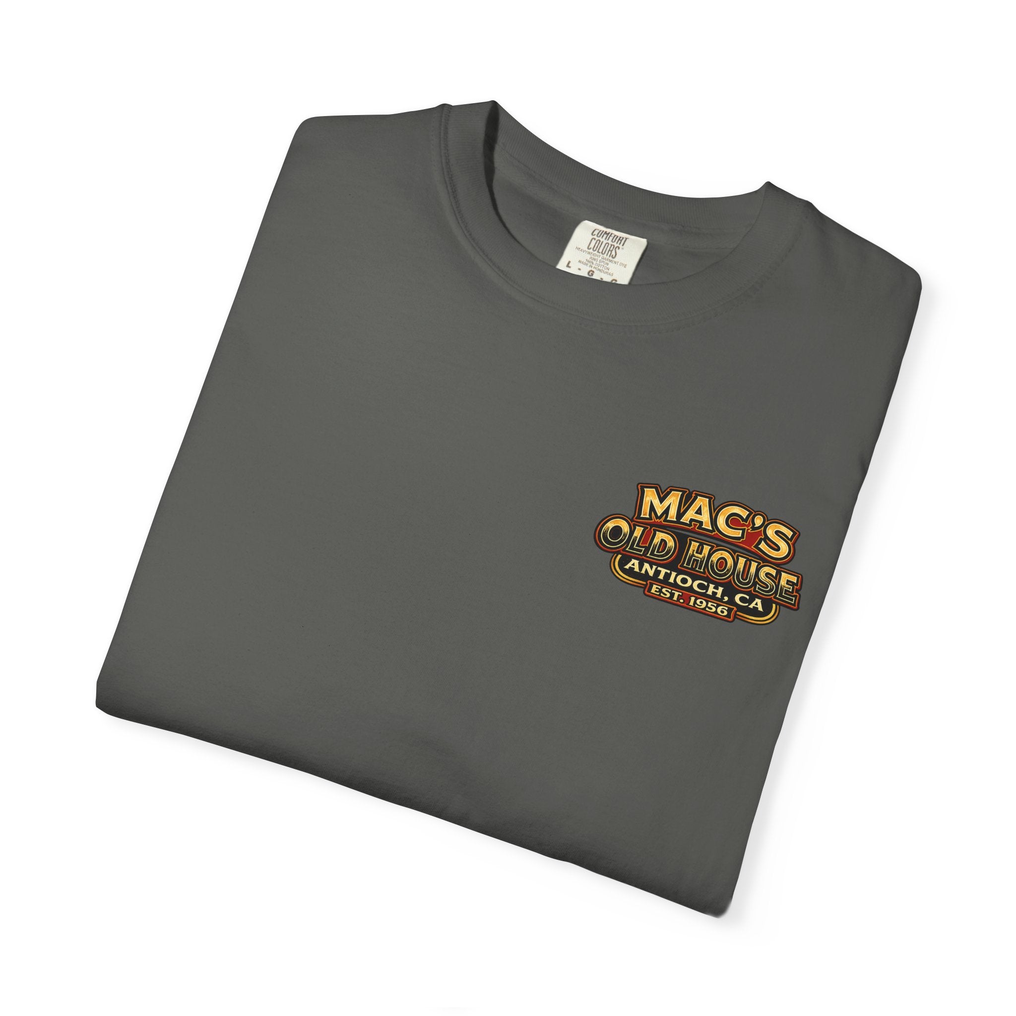 Mac's Old House T-Shirt — Vintage Restaurant Scene Tee