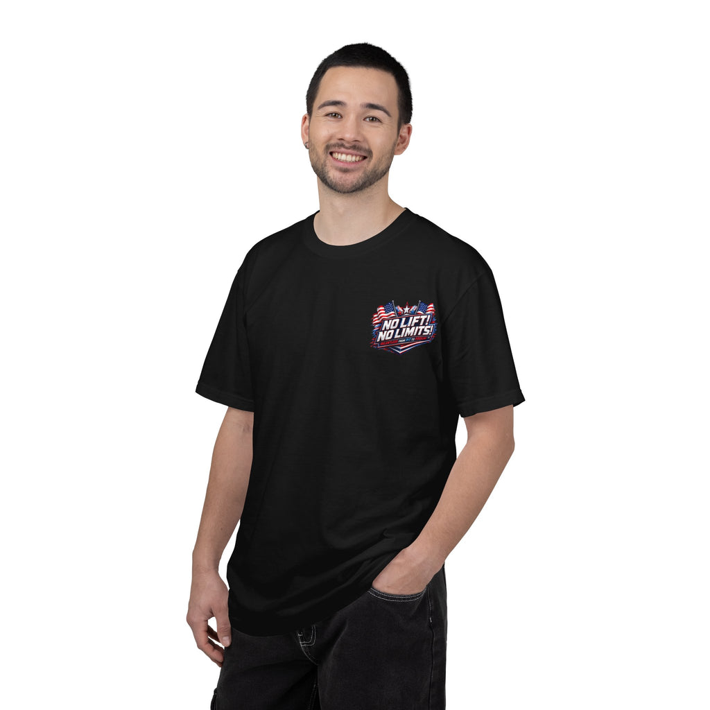 Patriotic '250 Years No Lift, No Limits' T-Shirt