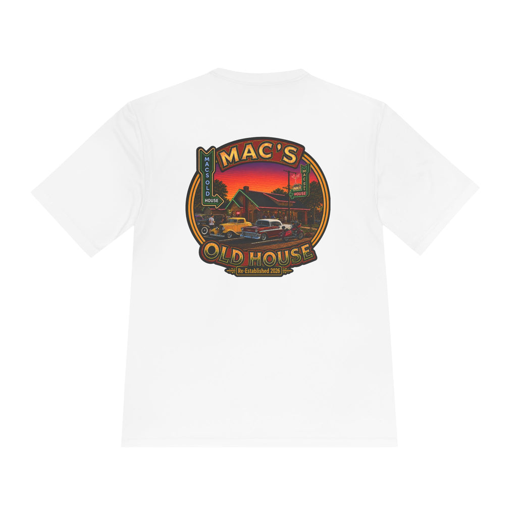 T-Shirt — 'Mac’s Old House' Vintage Scenic Logo Tee