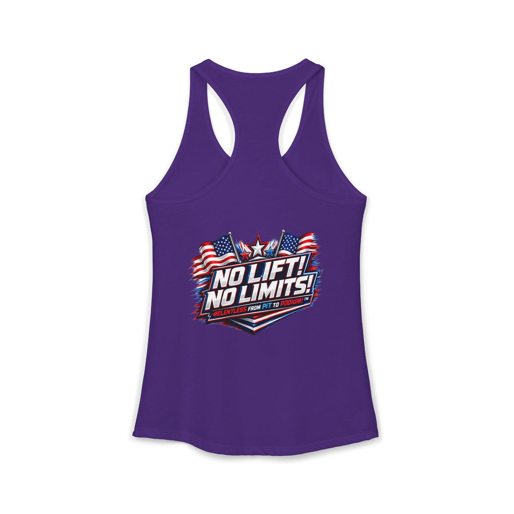No Lift! No Limits!™ Relentless American Race Tank