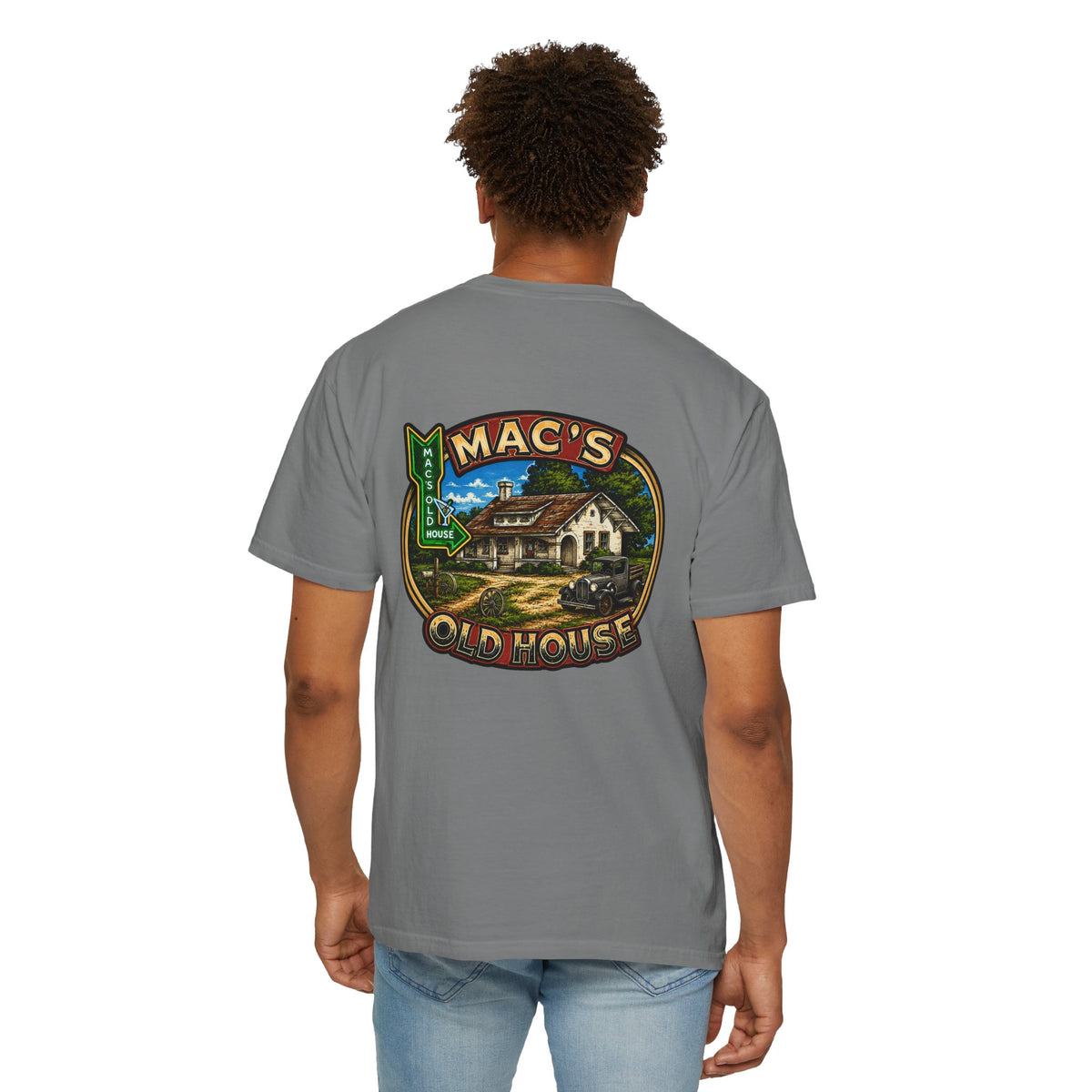 Mac’s Old House Vintage Logo T-Shirt