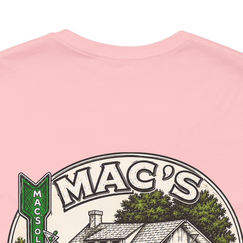 Mac's Old House Tee — Vintage Country House Graphic T-Shirt