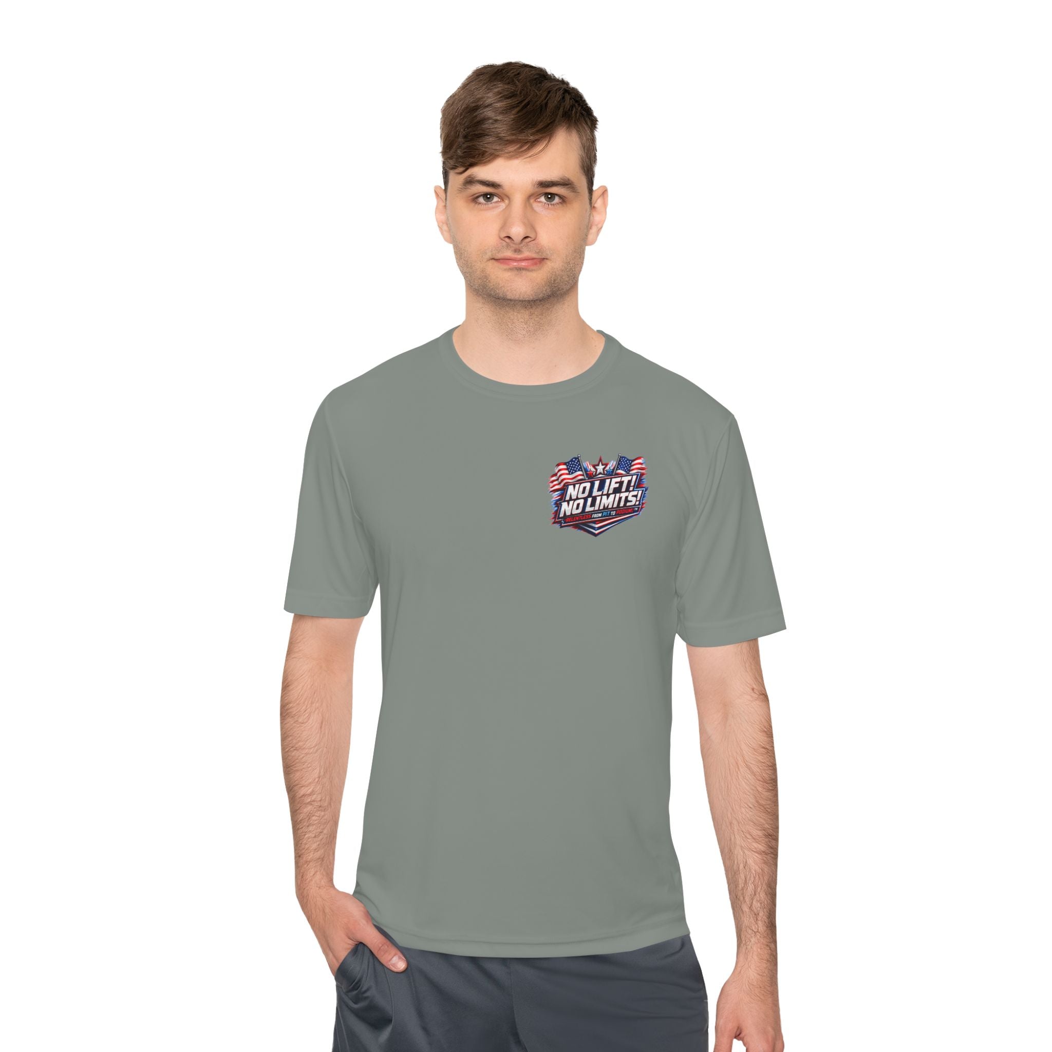 No Lift! No Limits!™ Relentless American Race Tee