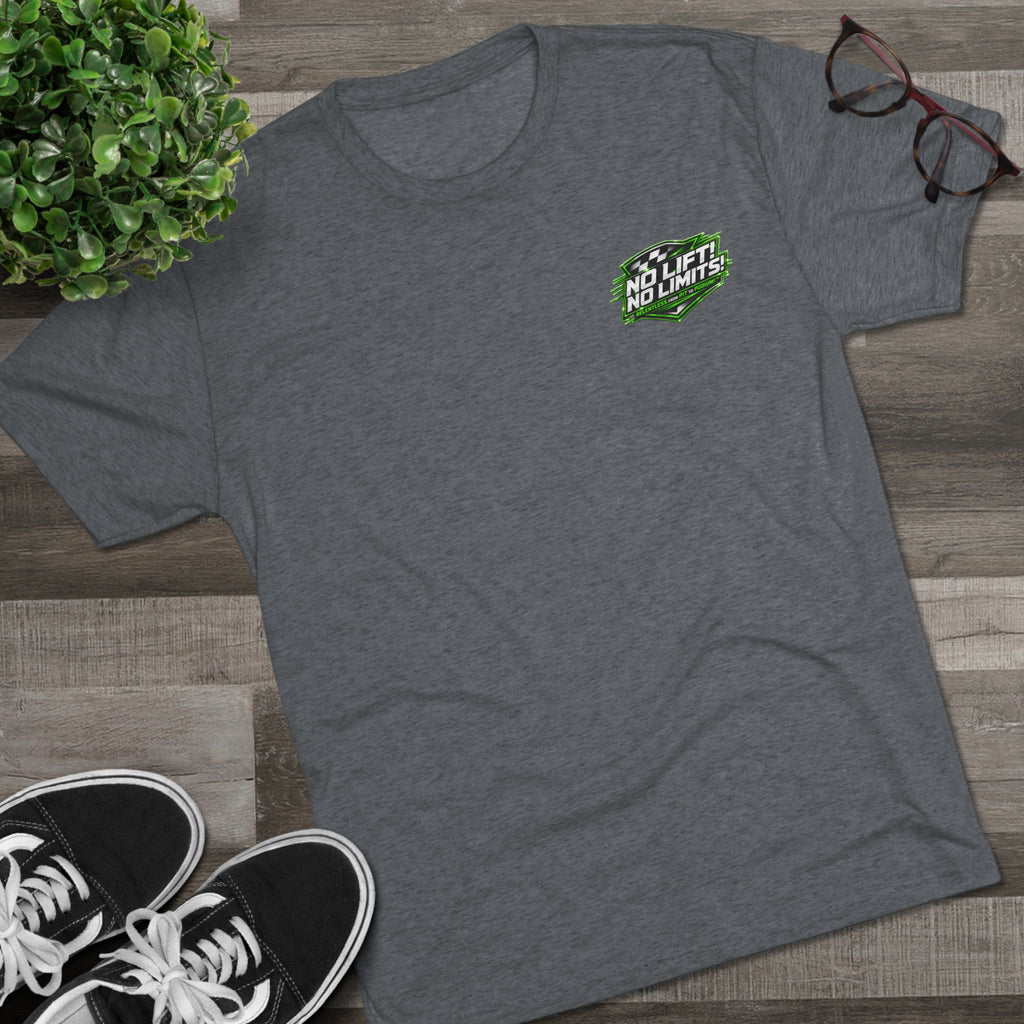 Bet On Me Racing Tee — "No Lift! No Limits!" Go-Kart Graphic Shirt