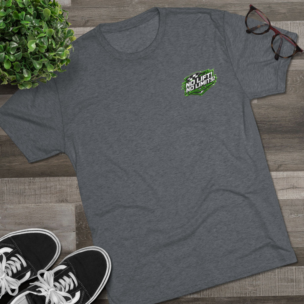 Bet On Me Racing Tee — "No Lift! No Limits!" Go-Kart Graphic Shirt