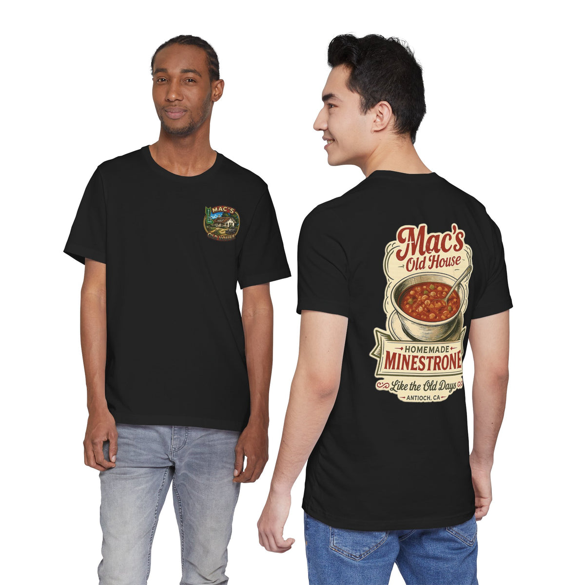 Mac’s Old House Homemade Minestrone Vintage T-Shirt