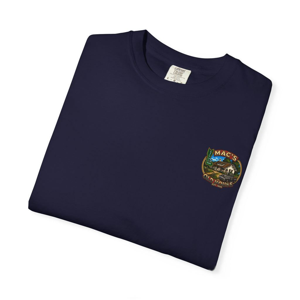 Mac's Old House Antioch CA Vintage T-Shirt — Retro Diner Night Scene (Est. 1956)
