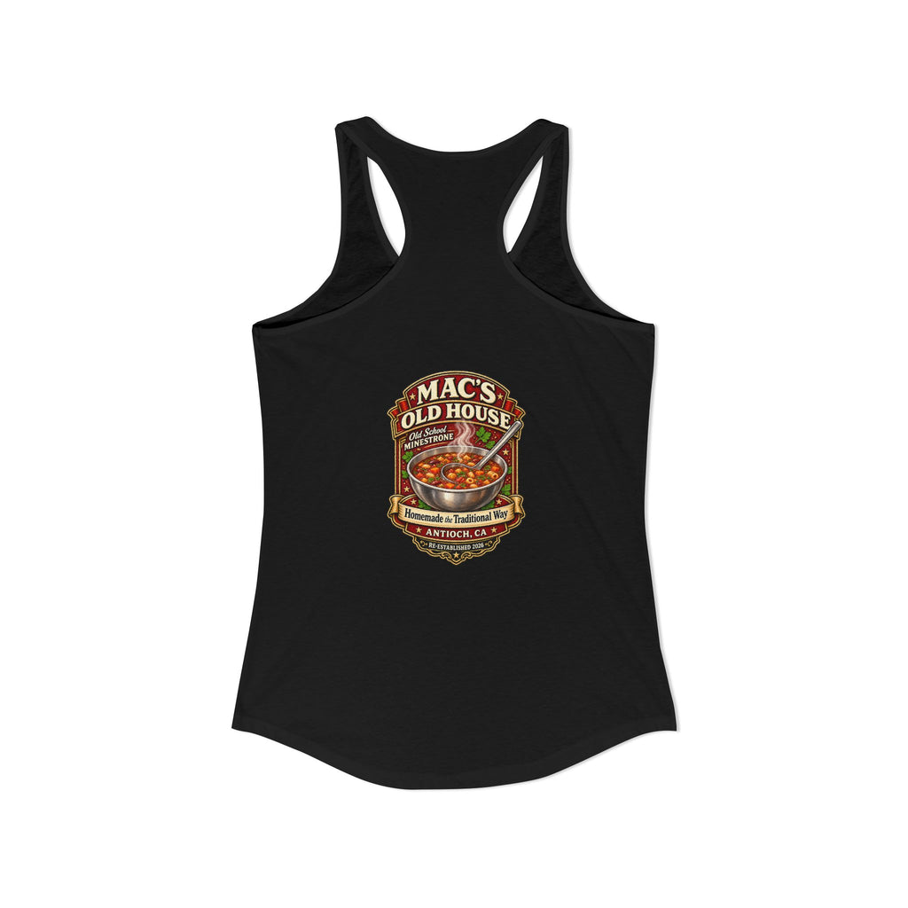 Mac’s Old House Old School Minestrone Women’s Racerback Tank – Antioch, CA