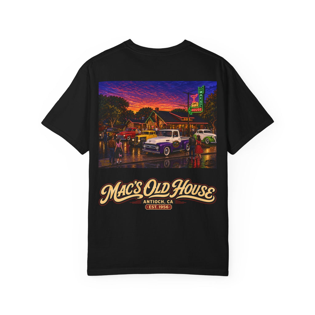 Mac's Old House T-Shirt — Vintage Restaurant Scene Tee