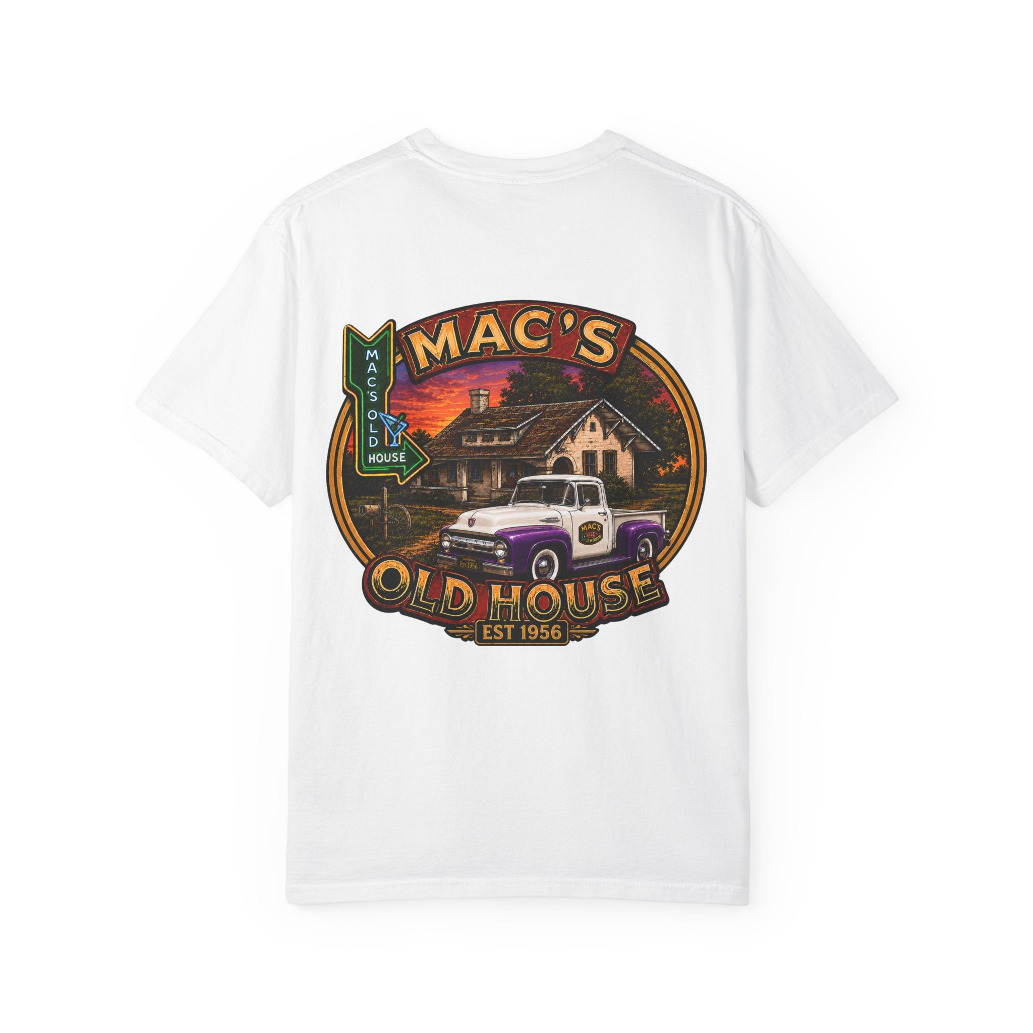 Mac's Old House Vintage Truck T-Shirt