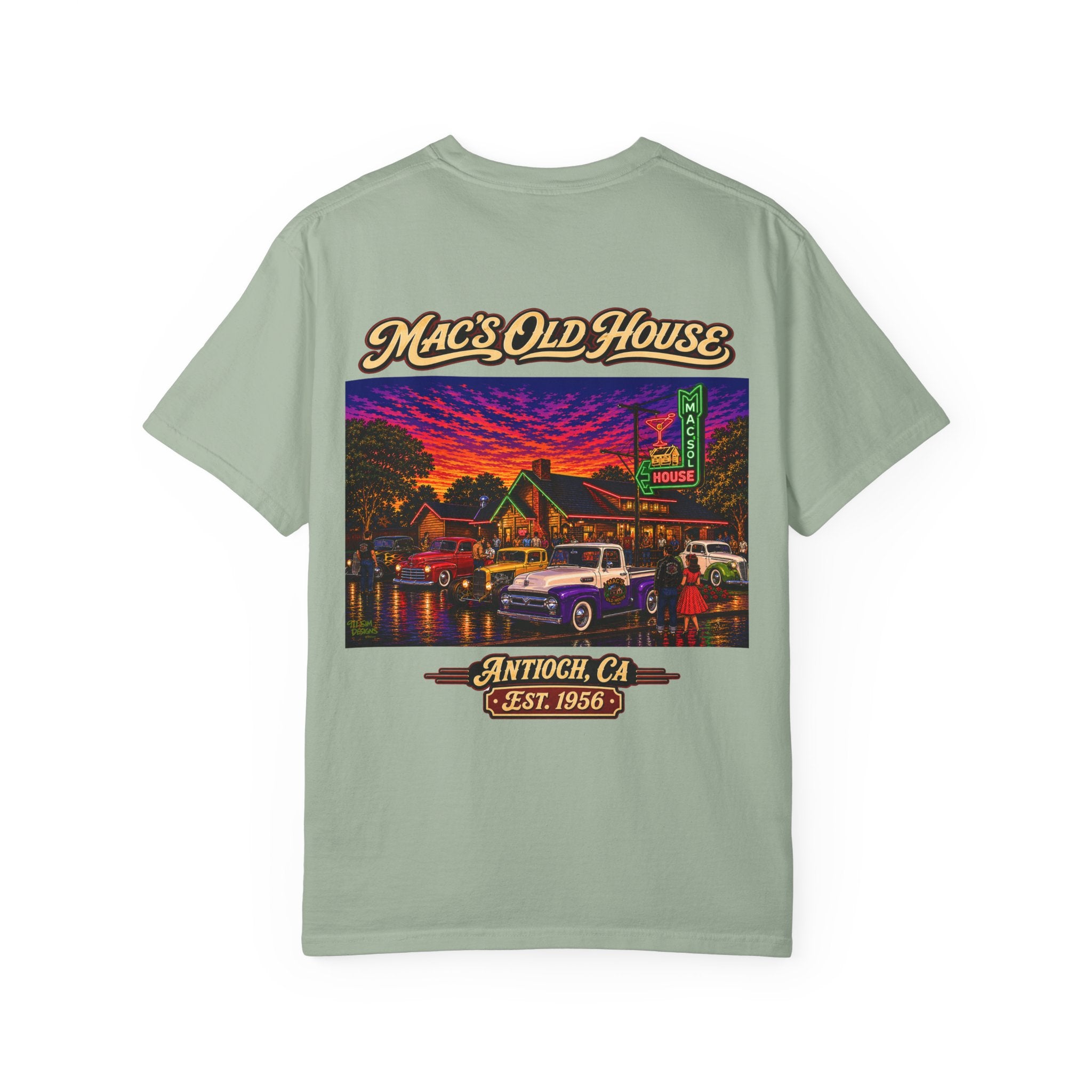 Mac's Old House T‑Shirt — Vintage Antioch, CA Diner Scene