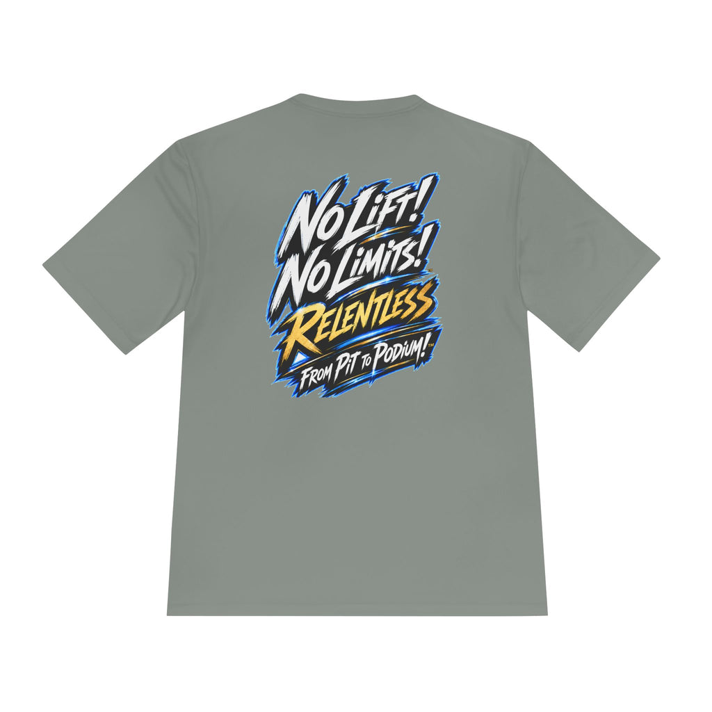 No Lift! No Limits!™ Relentless Back Print Tee
