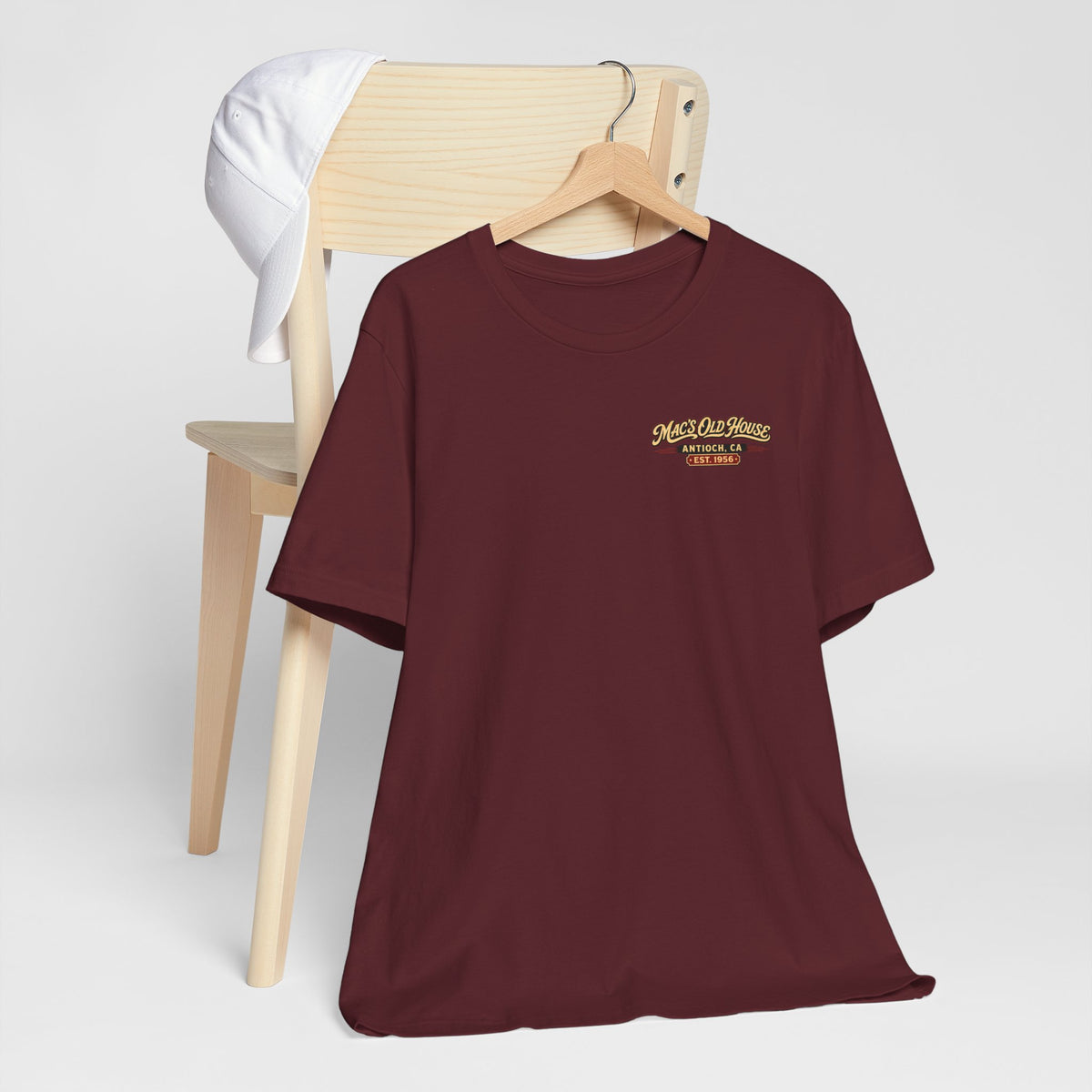 Mac's Old House Tee — Vintage Country House Graphic T-Shirt