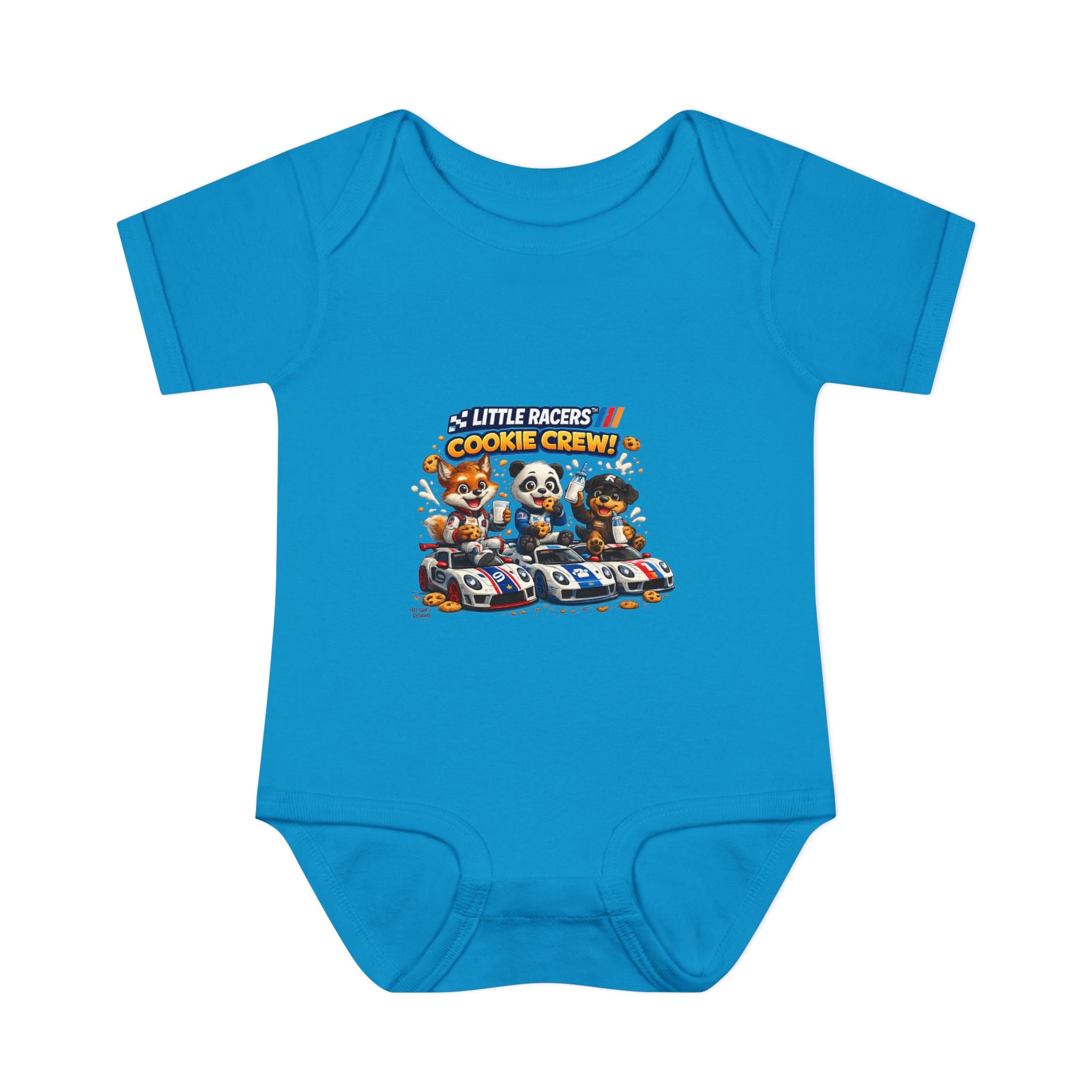 Limited Release: Little Racers Cookie Crew! Infant Racing Crew Bodysuit