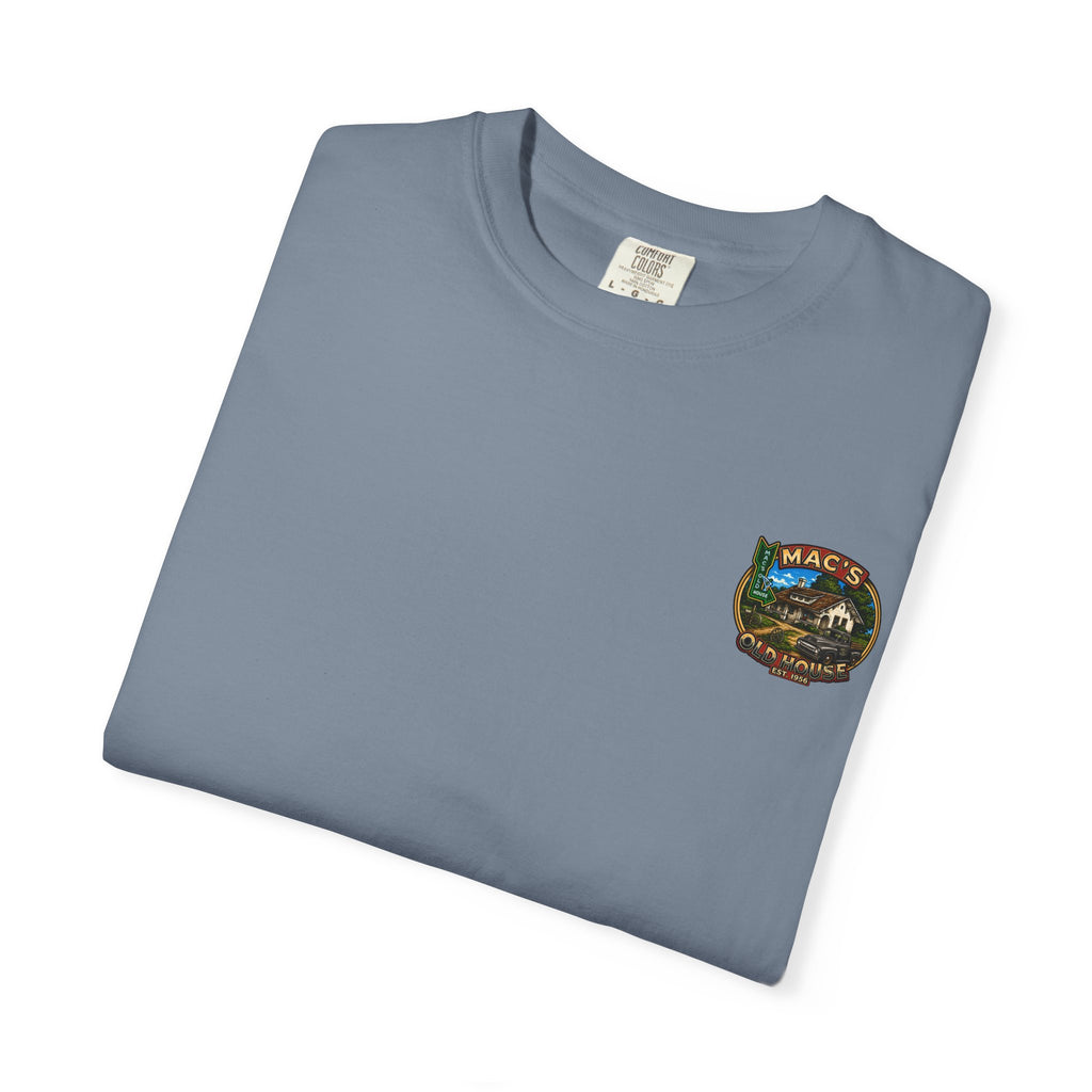 Mac's Old House Antioch CA Vintage T-Shirt — Retro Diner Night Scene (Est. 1956)