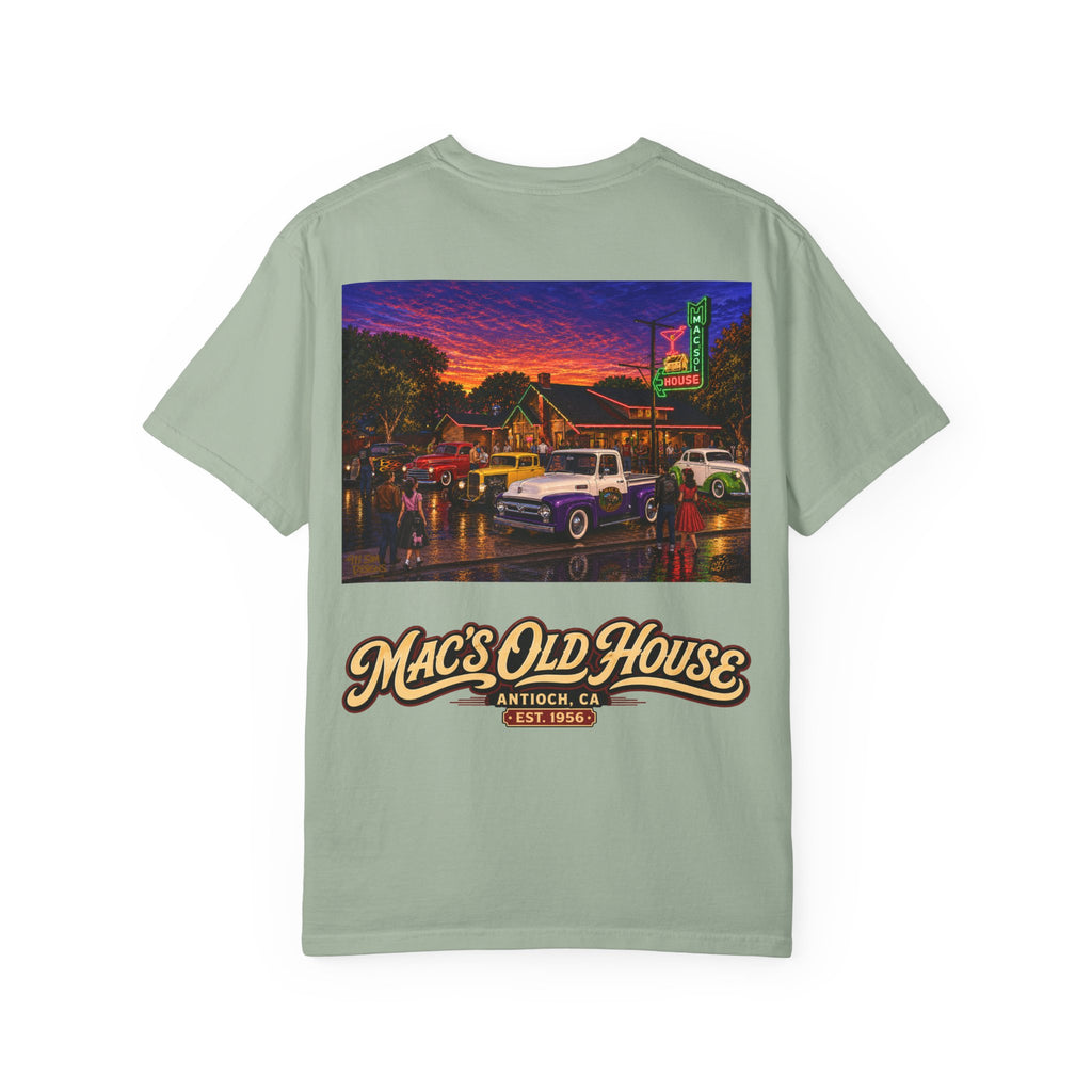 Mac's Old House T-Shirt — Vintage Restaurant Scene Tee