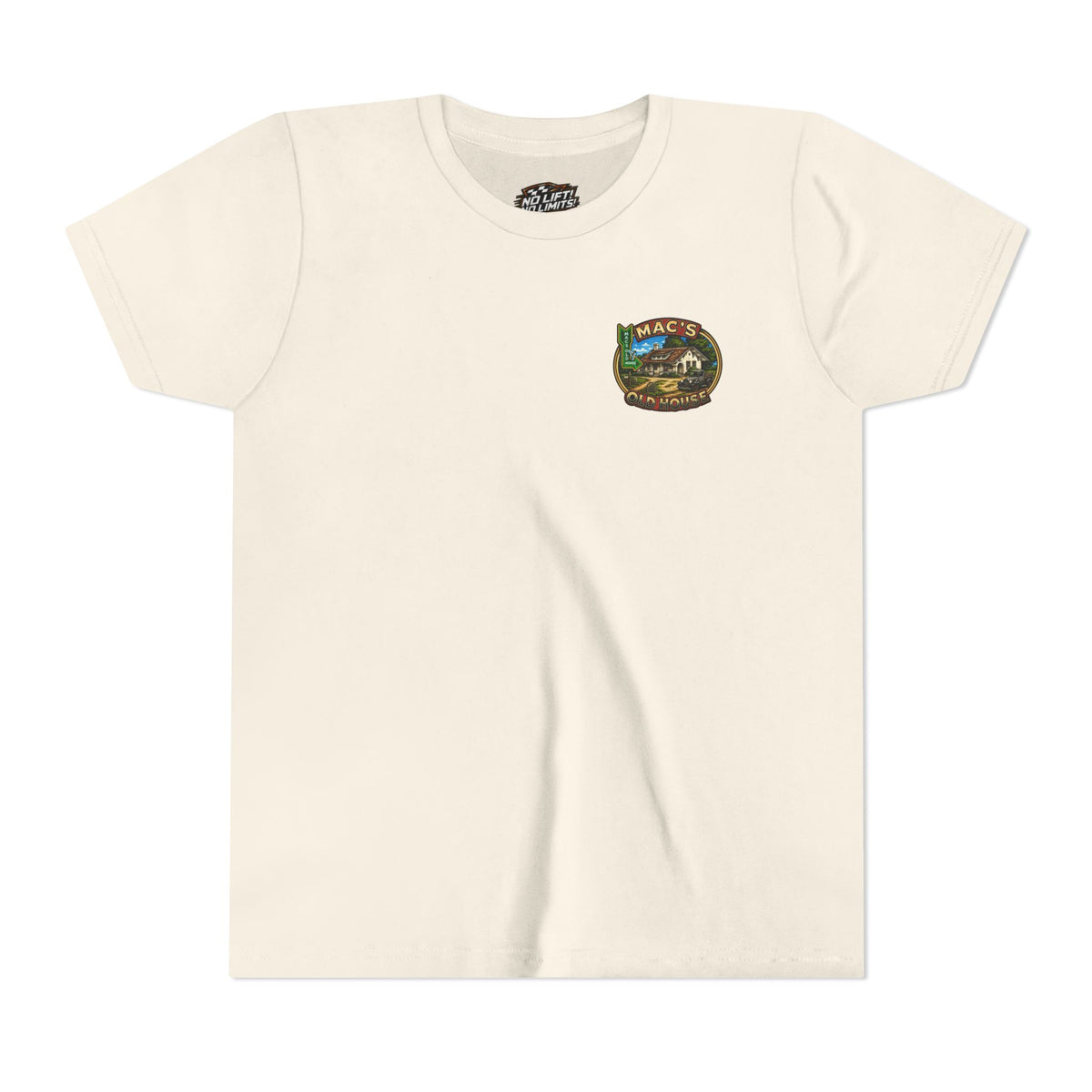 Youth Tee — "Mac's Minestrone" Retro Soup Logo