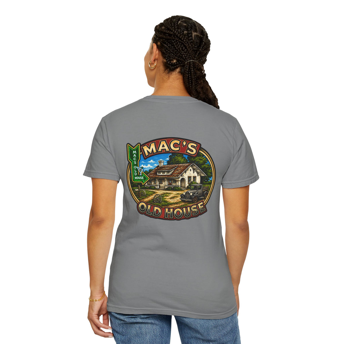 Mac’s Old House Vintage Logo T-Shirt
