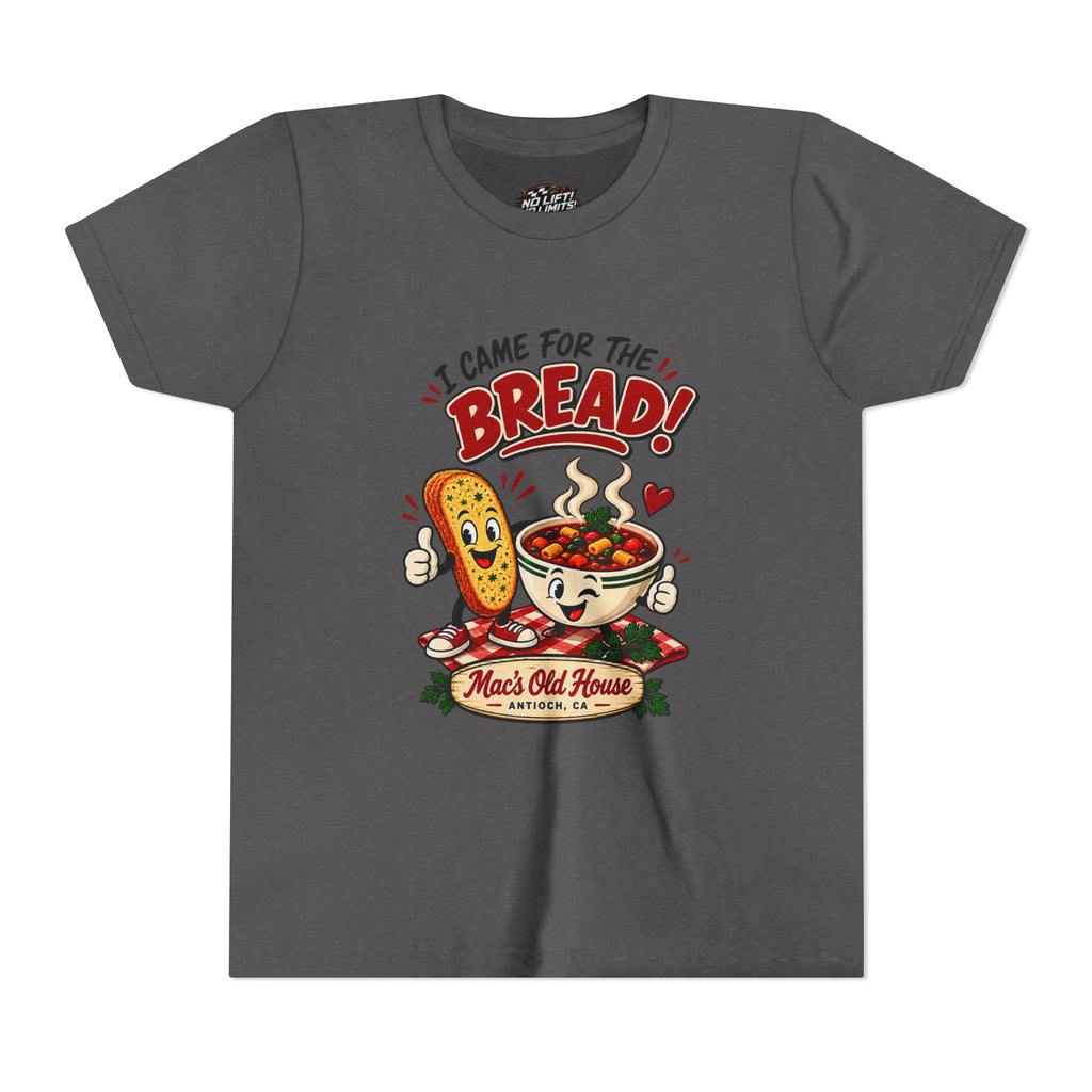 Youth Tee - "I Came for the Bread" Soup & Bread Kids T-Shirt