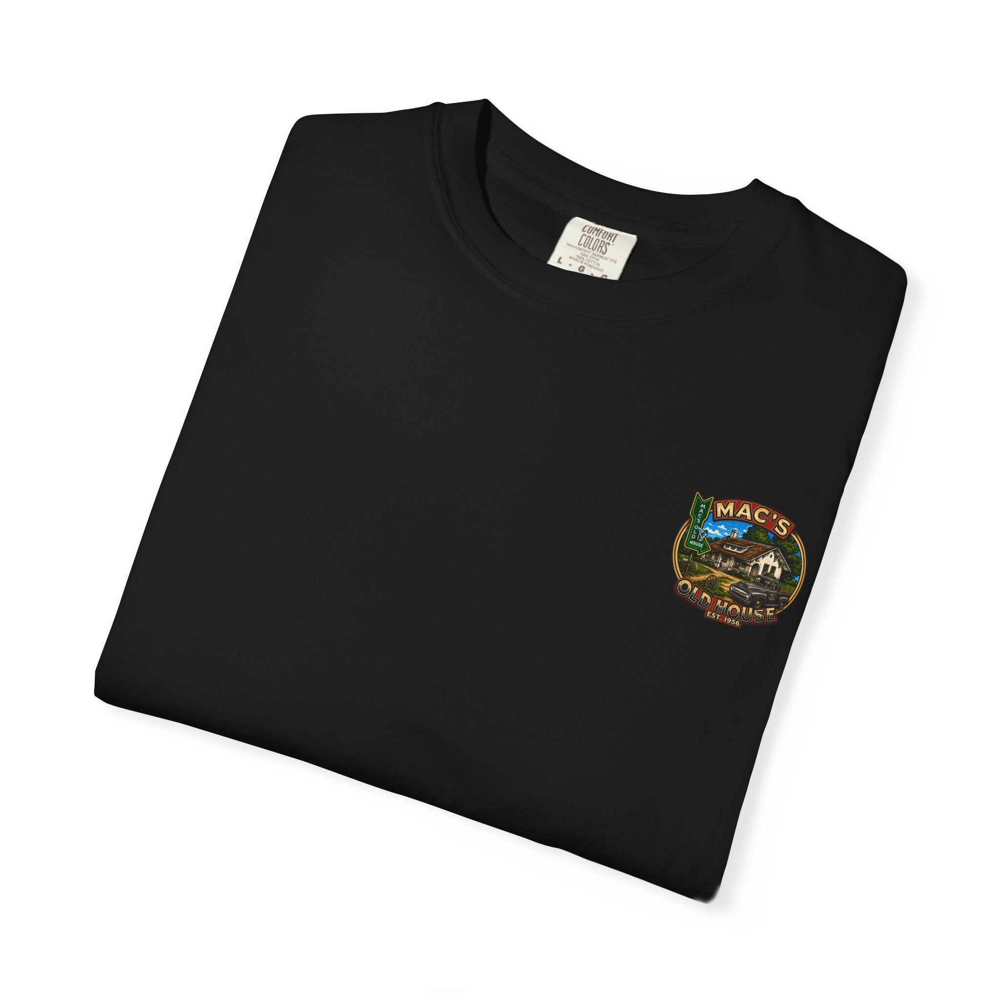 Mac's Old House Antioch CA Vintage T-Shirt — Retro Diner Night Scene (Est. 1956)