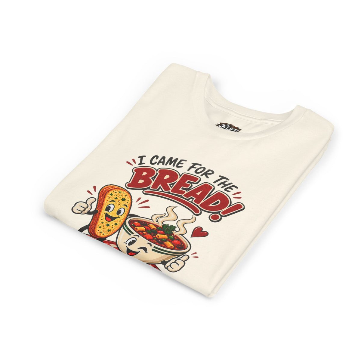 Youth Tee - "I Came for the Bread" Soup & Bread Kids T-Shirt