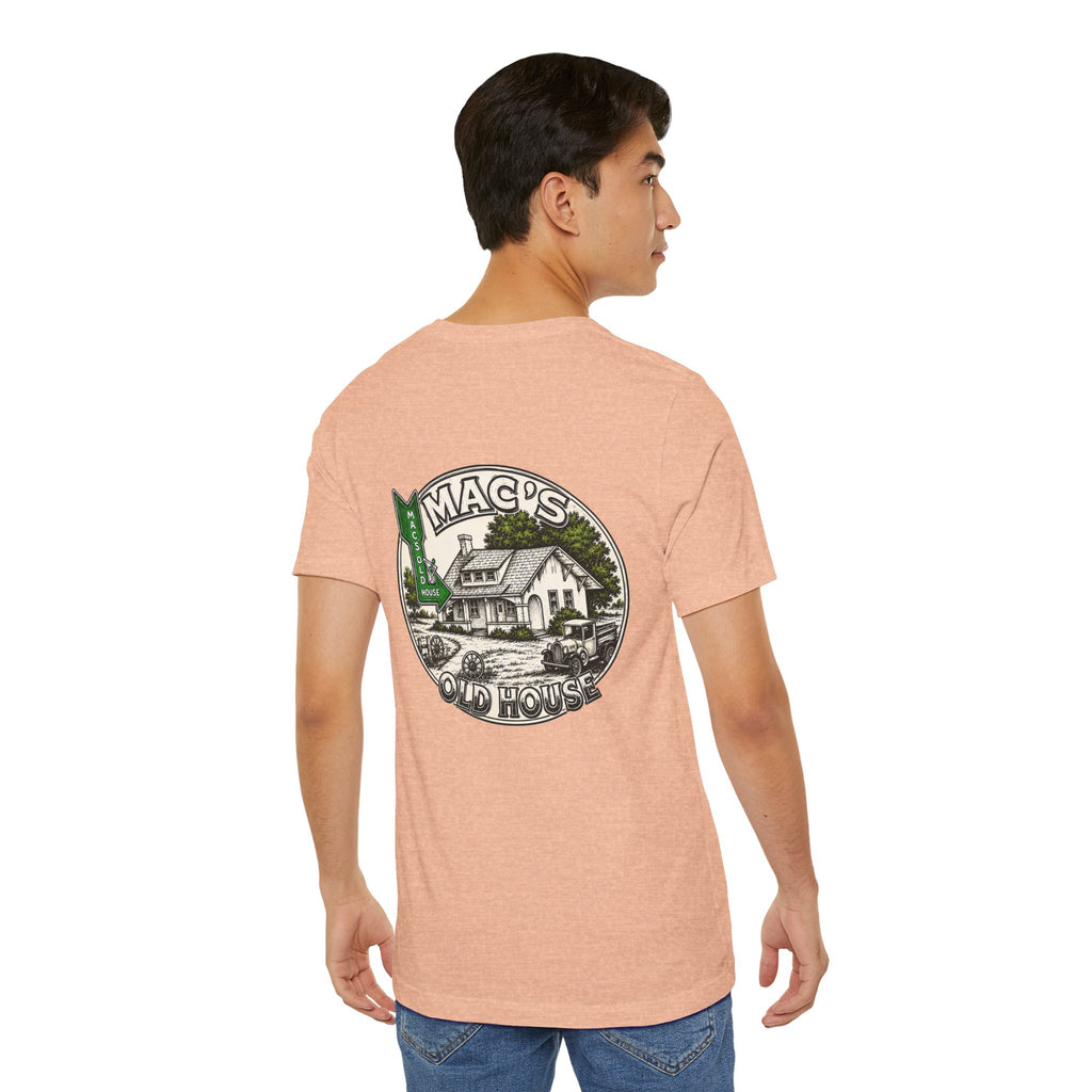Mac's Old House Tee — Vintage Country House Graphic T-Shirt