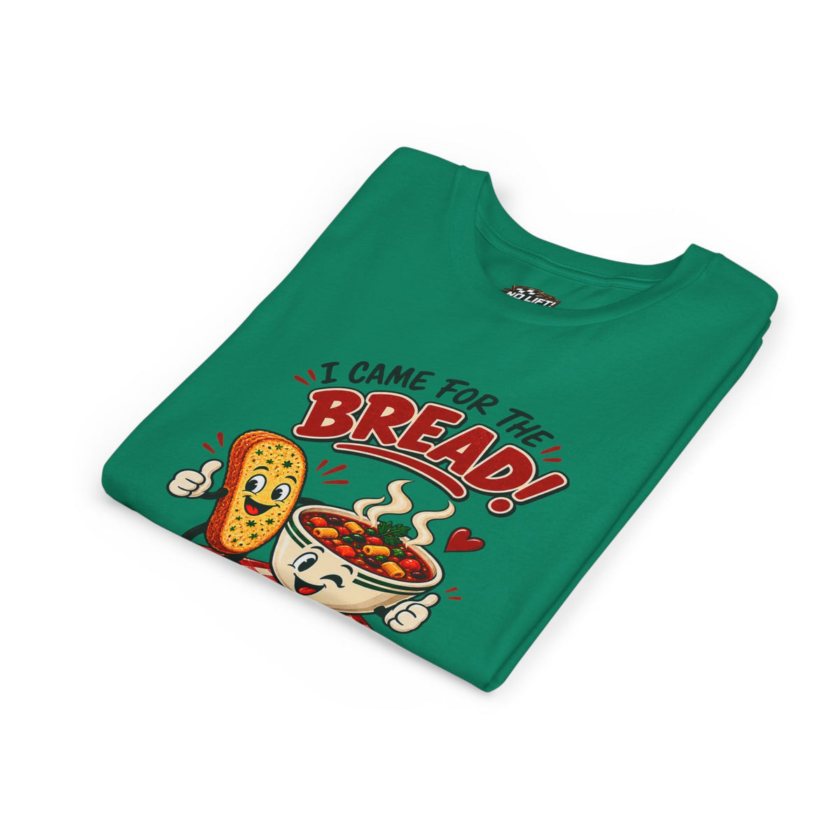 Youth Tee - "I Came for the Bread" Soup & Bread Kids T-Shirt
