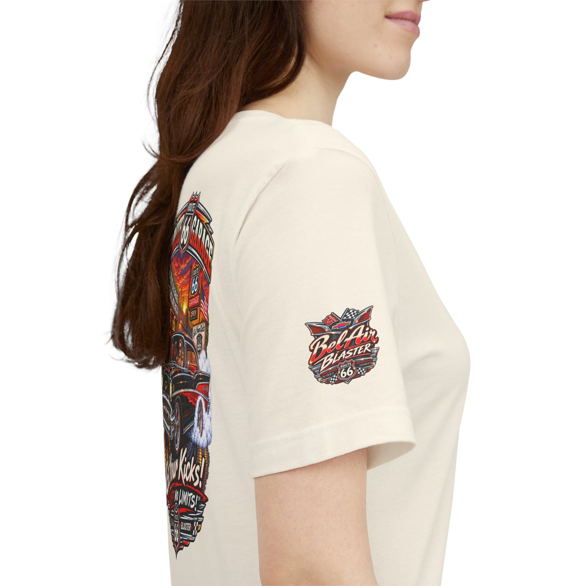 1957 Chevy Bel Air T-Shirt – Classic Car Graphic Tee | Route 66 Garage