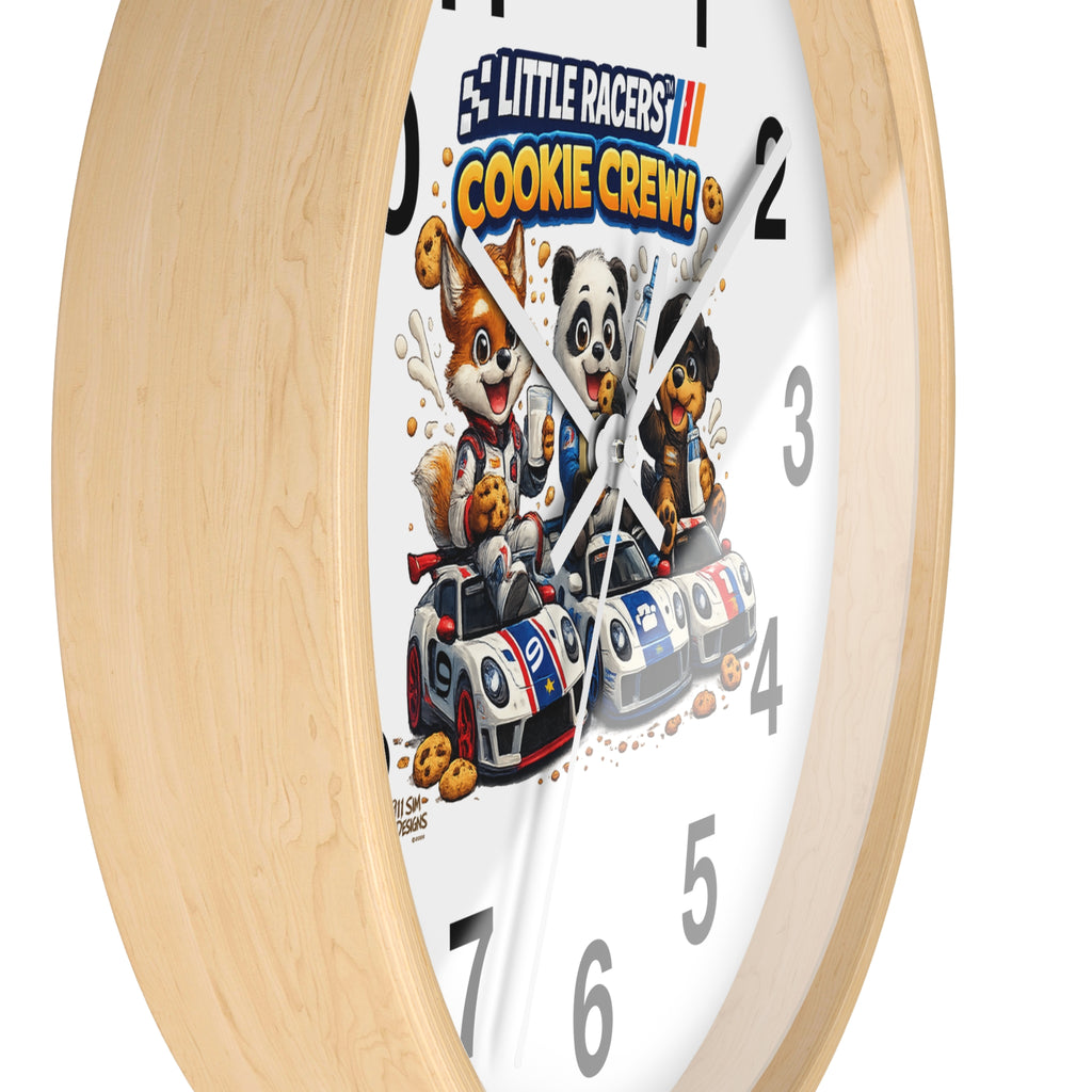 Little Racers™ Cookie Crew Learn-to-Tell-Time Wall Clock