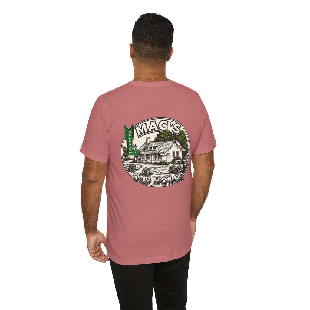 Mac's Old House Tee — Vintage Country House Graphic T-Shirt