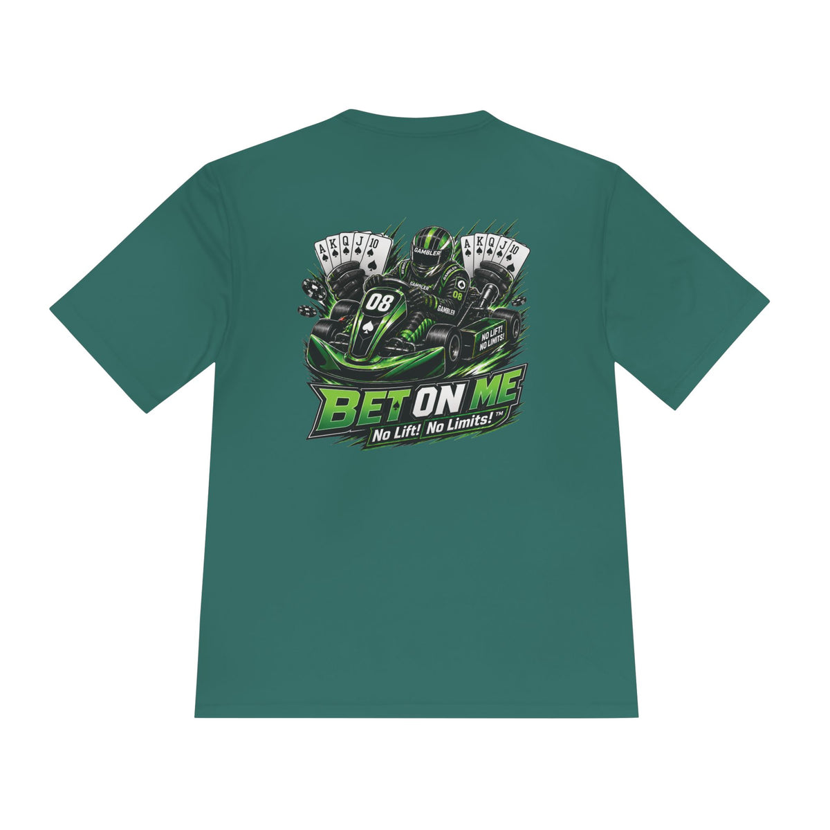 Bet On Me No. 08 Kart Performance Tee
