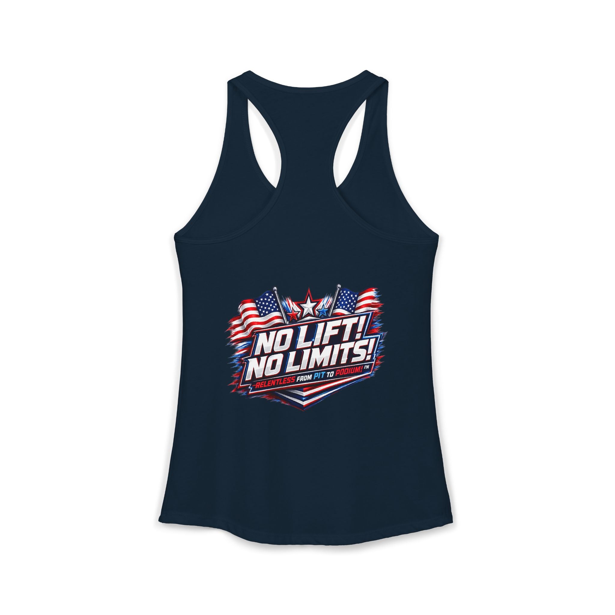 No Lift No Limits™ Happy 250th Racerback Tank