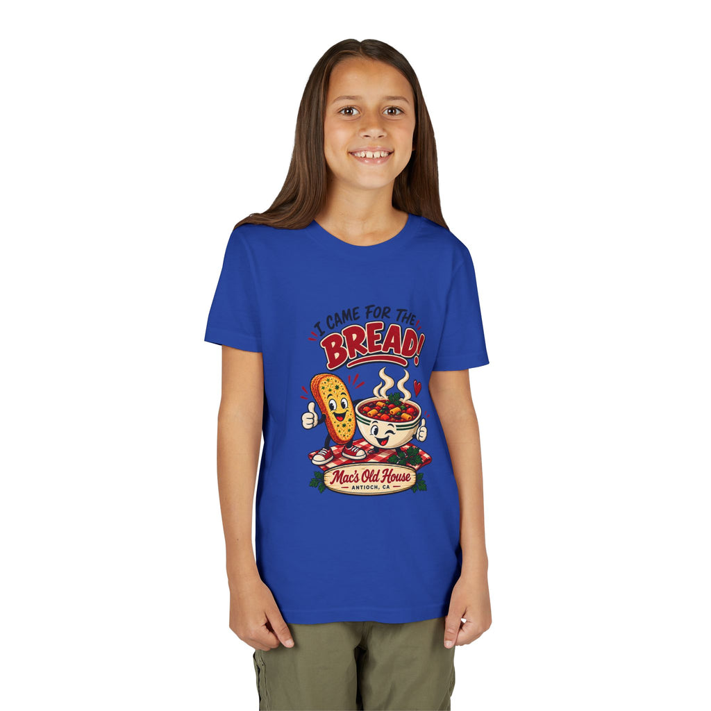 Youth Tee - "I Came for the Bread" Soup & Bread Kids T-Shirt