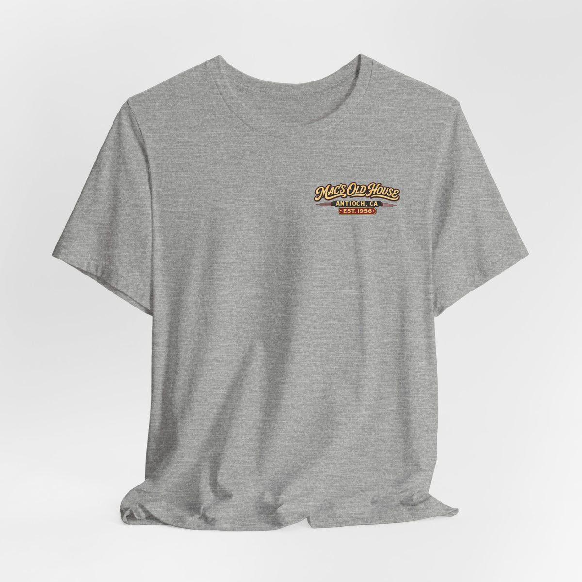 Mac's Old House Tee — Vintage Country House Graphic T-Shirt