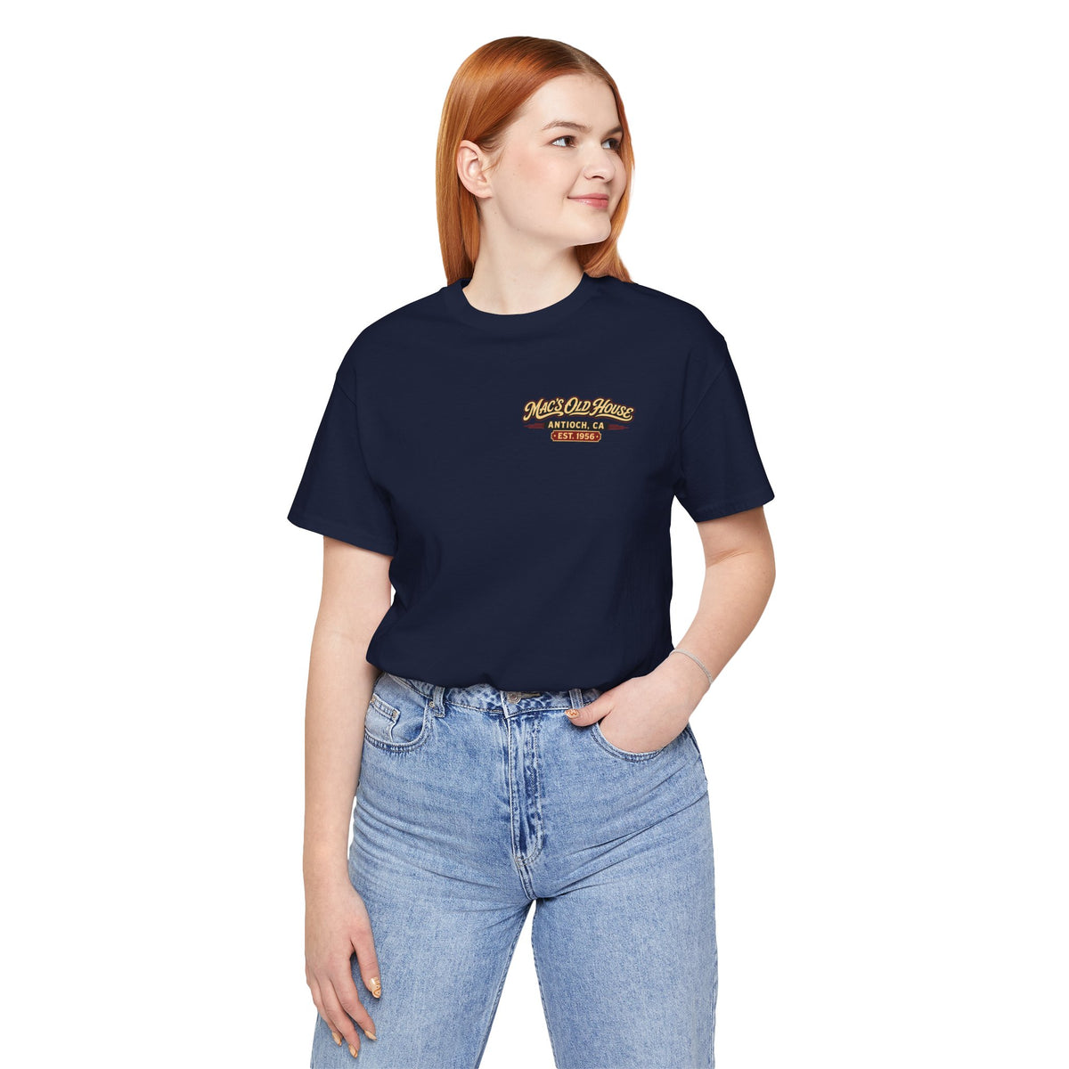 Mac's Old House Tee — Vintage Country House Graphic T-Shirt
