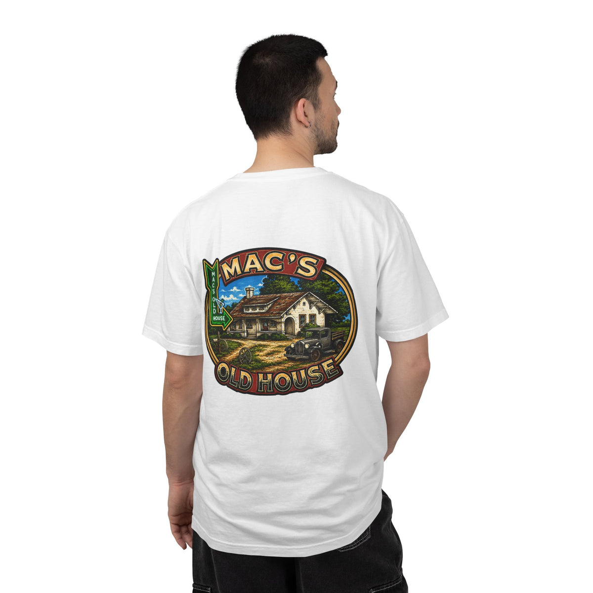 Mac’s Old House Vintage Logo T-Shirt