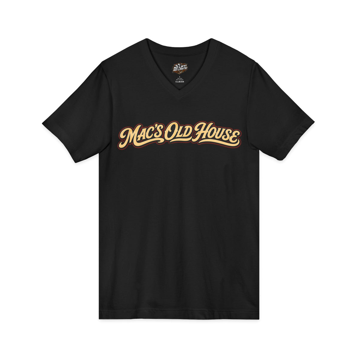 Mac’s Old House Re-Established 2026  V-Neck Tee