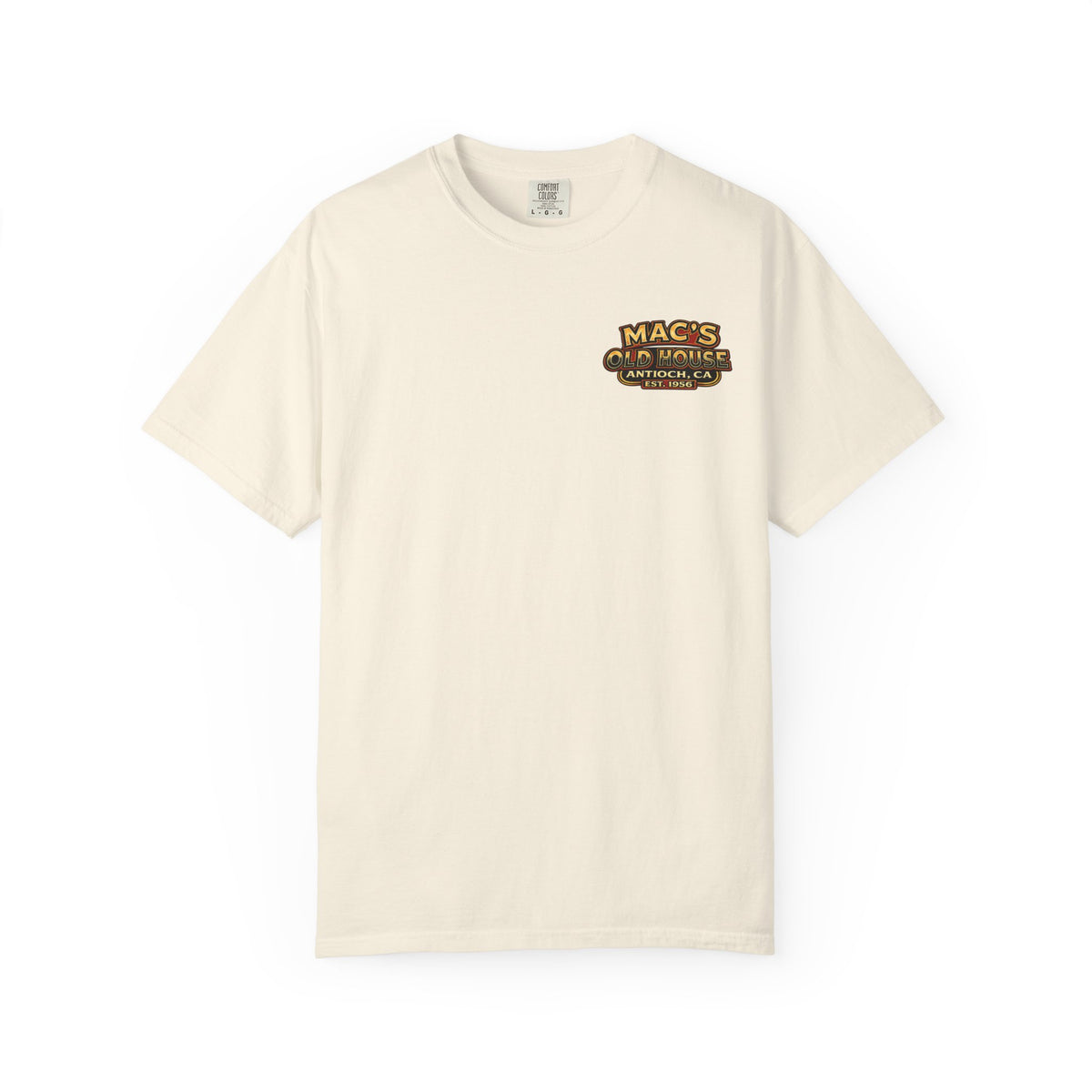 Mac's Old House T-Shirt — Vintage Restaurant Scene Tee