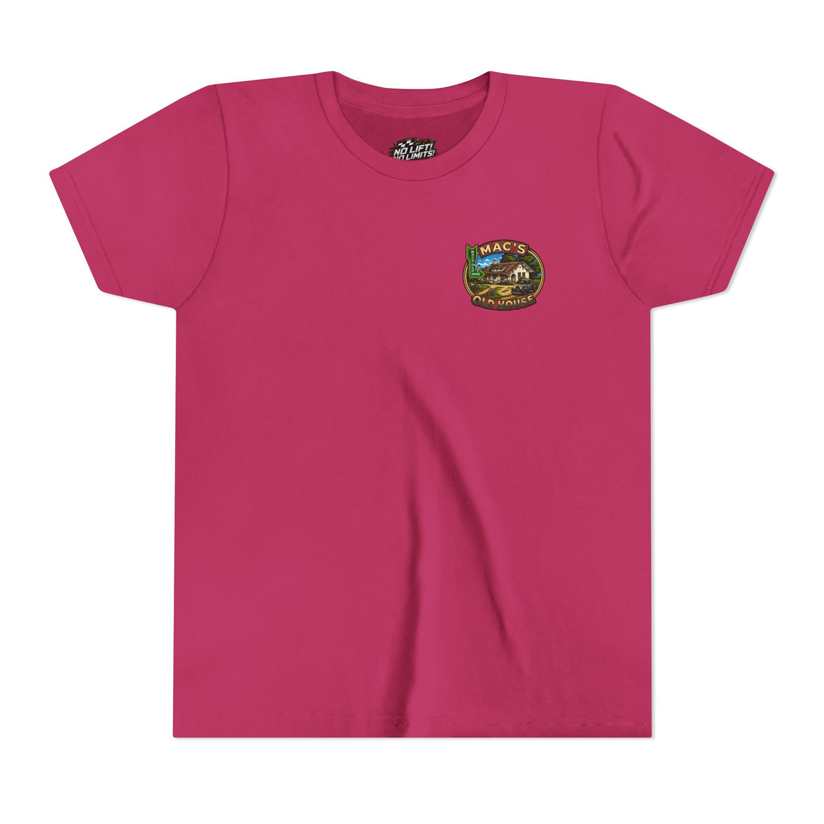 Youth Tee — "Mac's Minestrone" Retro Soup Logo