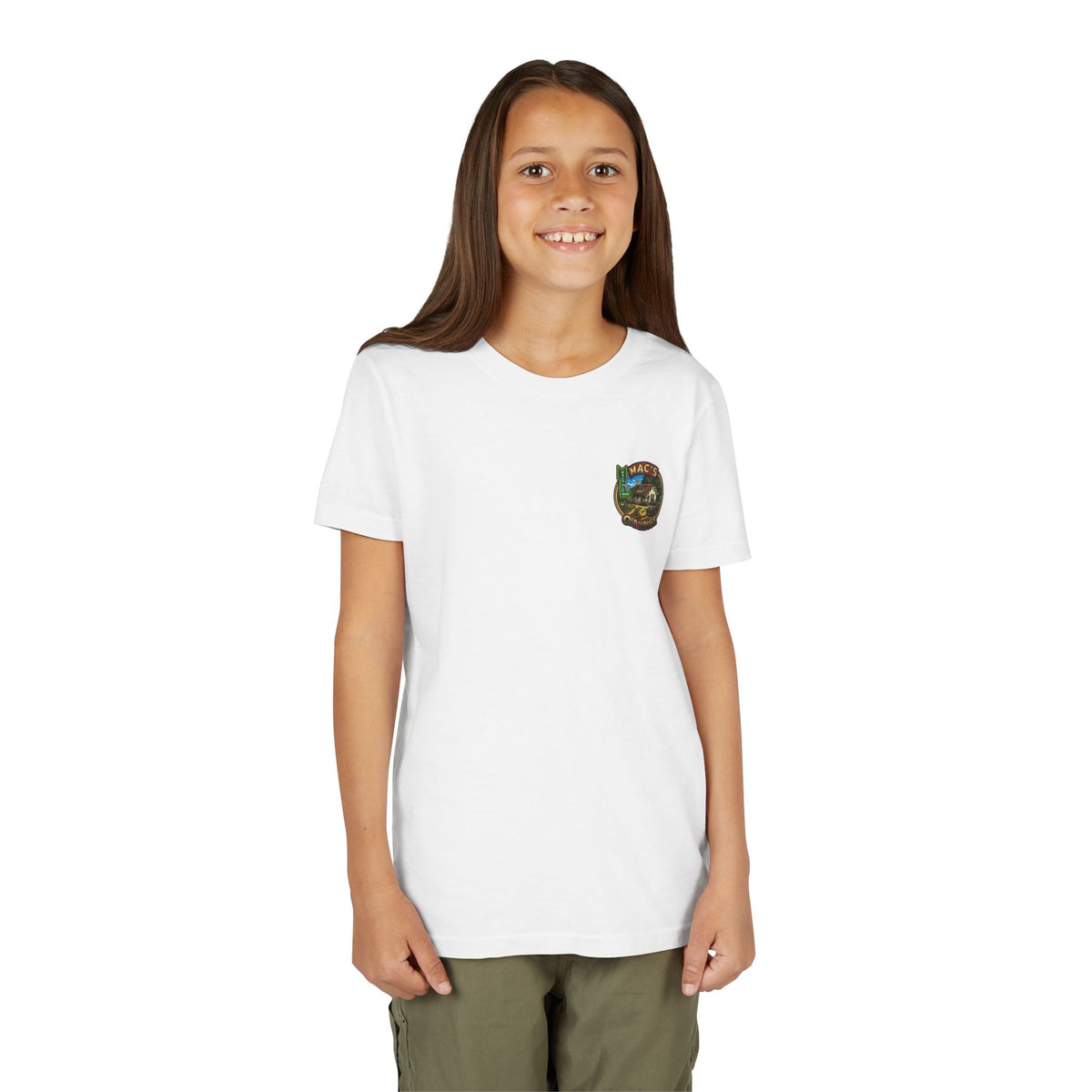 Youth Tee — "Mac's Minestrone" Retro Soup Logo