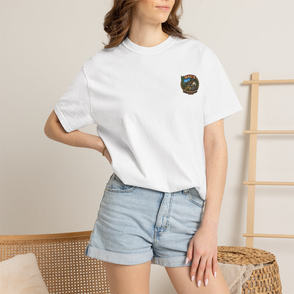Mac's Old House Antioch CA Vintage T-Shirt — Retro Diner Night Scene (Est. 1956)